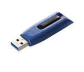USB flash disk "V3 MAX", modrá-černá, 64GB, USB 3.0, 175/80MB/sec, VERBATIM