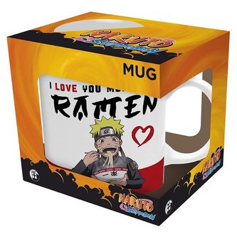 Naruto keramický hrnek 320 ml - I Love you more than Ramen