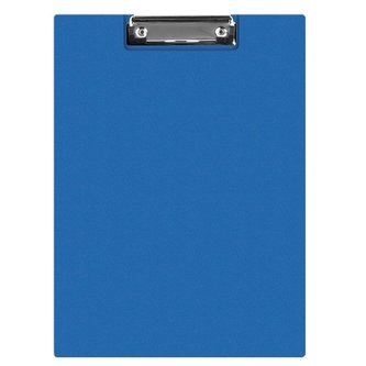 Uzavíratelné PVC desky s klipem A4 - modré