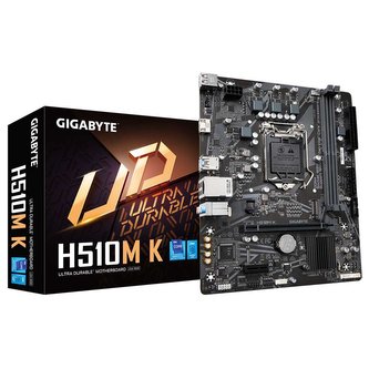 GIGABYTE MB Sc LGA1200 H510M K, Intel H510, 2xDDR4, 1xHDMI, mATX