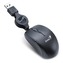 Myš, drátová, optická, malá velikost, USB, GENIUS "Micro Traveler", černá