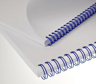 Vázací hřbet RENZ kovový (3/1") A4 průměr 16mm modrý 50ks