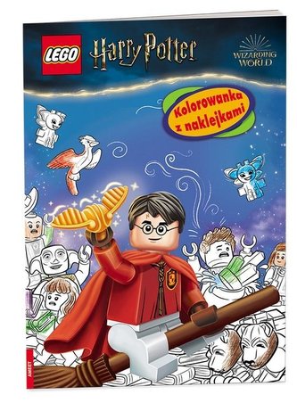 Lego Harry Potter. Kolorowanka z naklejkami Lego Harry Potter. Kolorowanka z naklejkami