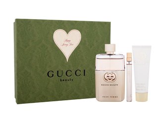 Gucci Gucci Guilty parfémovaná voda 90 ml + tělové mléko 50 ml + parfémovaná voda 10 ml