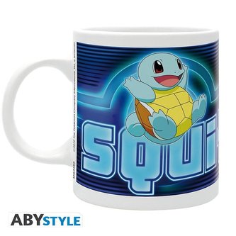 Pokémon keramický hrnek 320 ml - Squirtle Neon