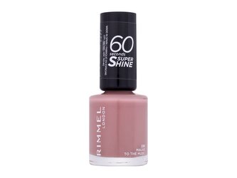 Rimmel London 60 Seconds Lak na nehty Super Shine 8 ml 230 Mauve To The Music pro ženy