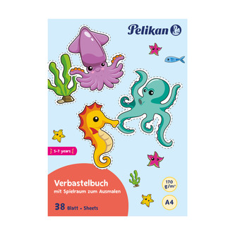 Kniha vystřihování kutilství A4 zvířátka