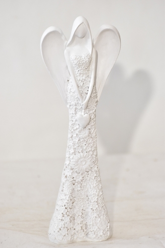 Anděl Flo bílý 24,5 cm, II.jakost
