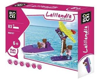Klocki Blocki Lalilandia 83 el. Sporty wodne