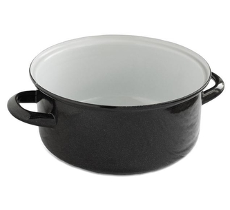 Kastrol smalt ¤18x9cm 2,1L CZ - bouchnutý