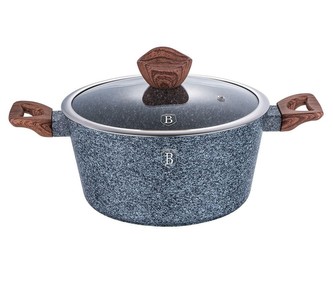 Kastrol s poklicí s mramorovým povrchem 30 cm Forest Line