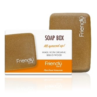 Friendly Soap cestovní krabička na mýdlo ze smrkového tekutého dřeva