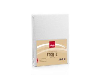 NAPÍNACÍ PROSTĚRADLO FROTTE220X200CM BÍLÉ