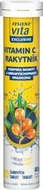 Maxi Vita Exclusive Vitamín C + rakytník 20 šumivých tablet