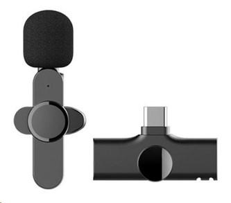 Viking bezdrátový mikrofon s klipem M360, konektor USB-C
