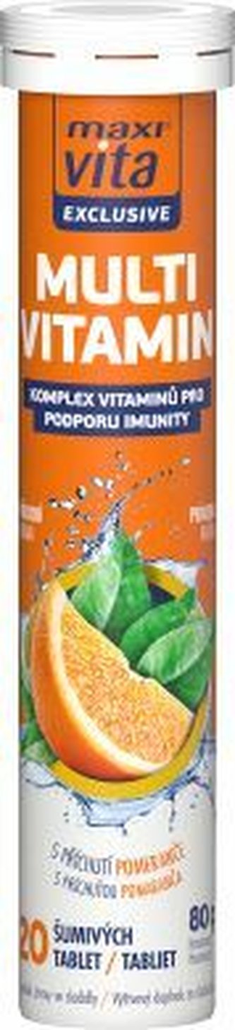 Maxi Vita Exclusive Multivitamin 20 šumivých tablet