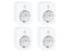 Smart sada zásuvek WOOX R6118/4pack WiFi Tuya