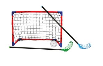 Floorball CROSS set , 2 hole  1 branka