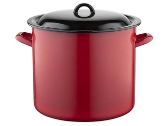 HRNEC SMALTOVANÝ S POKLIČKOU 28CM 15L