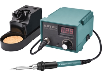 EXTOL INDUSTRIAL stanice pájecí s LCD a elektronickou regulací teploty a kalibrací EXTOL INDUSTRIAL stanice pájecí s LCD a elektronickou regulací teploty a kalibrací