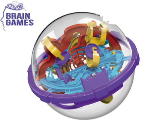 Brain Games 3D bludiště 12,5x12,5cm 100 překážek v krabičce