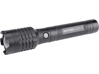 EXTOL LIGHT svítilna 4000lm COB, zoom, USB nabíjení s powerbankou, 60W COB LED