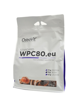Ostrovit - Standard WPC 80.eu protein 2270 g - jablkový koláč