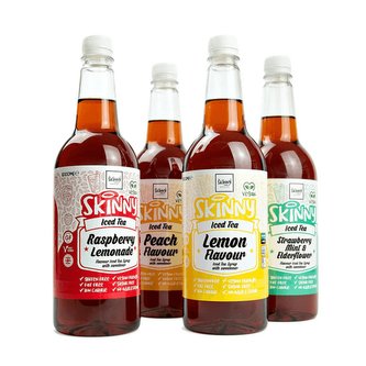 Skinny Sugar Free Tea Syrup 1l - raspberry