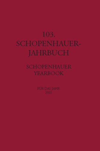 103. Schopenhauer Jahrbuch