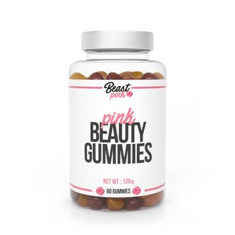 Pink Beauty Gummies - BeastPink - starfruit papaya cherry - 60 kaps.