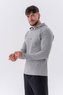 Pánské tričko Long-Sleeve Hoodie Light Grey - NEBBIA - Velikost: M