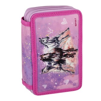 Penál 3-patrový/plný SPIRIT - Love Horse