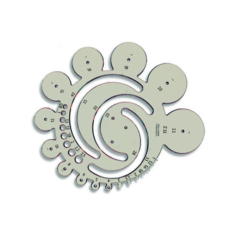 Šablona radiusová, plastová, KOH-I-NOOR "z32"