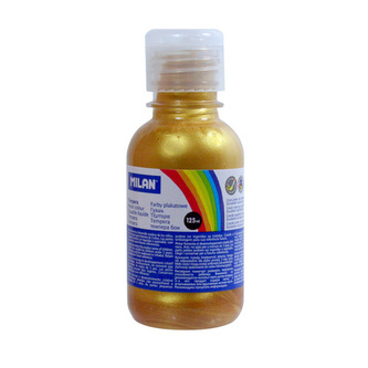 Barva temperové 125ml metalická zlatá