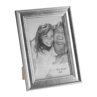 Fotorámeček 10x15 cm, stříbrný rám