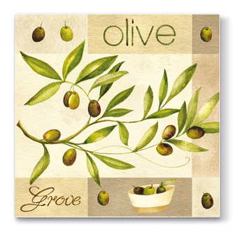 Ubrousky PAW L 33x33cm Olive Garden