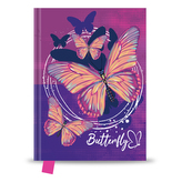 Památník 14x18 cm, 80 l., čistý - Butterfly
