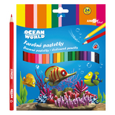 Pastelky Ocean Wolrd trojhrané 24 ks