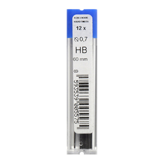 KOH-I-NOOR Tuhy do pentelky 0,7mm HB