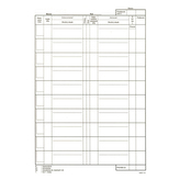 Kniha došlé a odeslané pošty A4, tvrdá vazba (113)