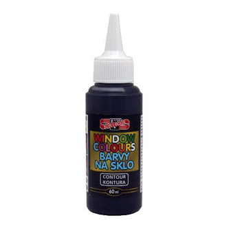 Barva na sklo KOH-I-NOOR 60 ml,černá