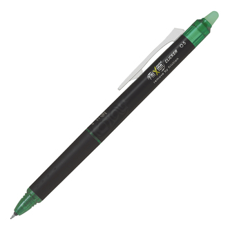 Roller "Frixion Point Clicker", zelená, 0,25 mm, vymazatelný, PILOT