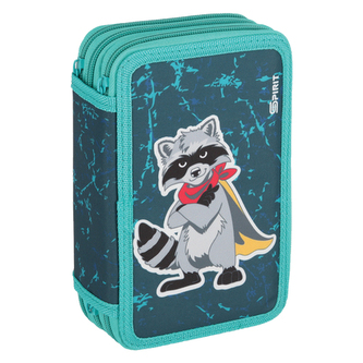 Penál 3-patrový/plný SPIRIT - Raccoon