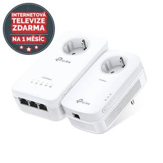 Powerline ethernet TP-Link TL-WPA8630PKIT starter ac WiFi kit, adaptér (1200 Mbps)