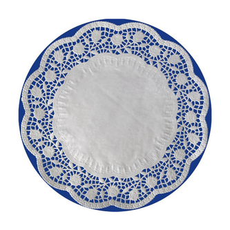 Krajky dekor. kulaté 24 cm (100 ks v bal.)