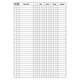 Pokladní kniha bez průpisem A4, tvrdá vazba (948)