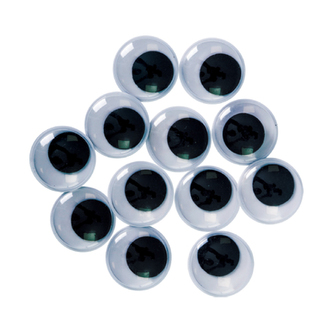 Dekorace pohyblivé oči 24 mm, sada 12 ks Dekorace pohyblivé oči 24 mm, sada 12 ks