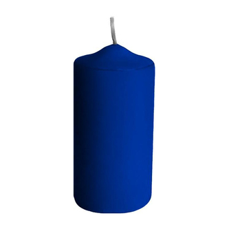 Svíčka válcová pr.60 x 120 mm tmavěmodrá