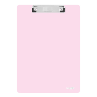 Podložka s klipem PP/A4, pastelově růžová