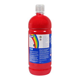 Barva temperová 1000ml červená rumělka